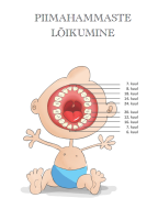 Poster: Piimahammaste lõikumine Poster: Piimahammaste lõikumine