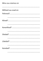  Uurin sõrmedega suud